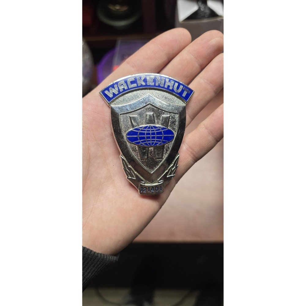 Private Security Badge Wackenhut Security